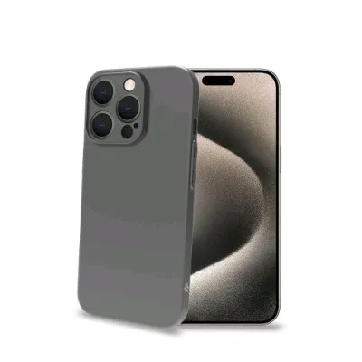 Celly Apple iPHONE 16 Pro Cover Space in Tpu con Pulsanti Rinforzati Black