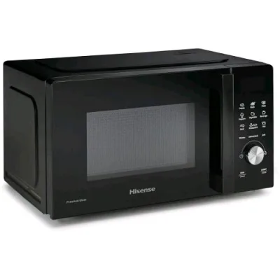 Hisense H20MOBSD1HG Forno a Microonde + Grill Digitale 20 l 700 W Display LED Grill al Quarzo 9 Funzioni Nero