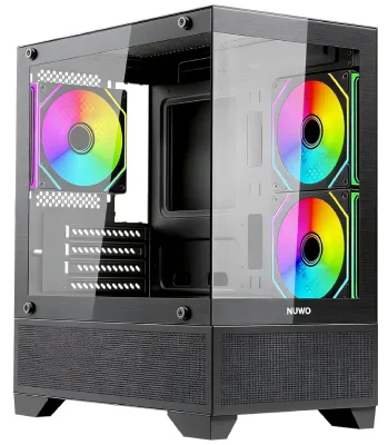 CASE MATX-TOWER NO PSU FLOW FK100 3FAN ARGB F&S GLASS