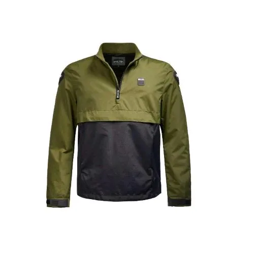 Blauer Spring Pull Giacca Motociclistica Uomo Taglia XL con Protezioni per Spalla e Gomiti Verde Blu