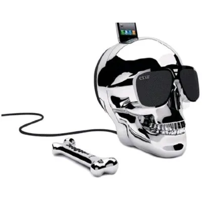 Jarre Technologies Docking Station Jarre Aeroskull Silver Chrome
