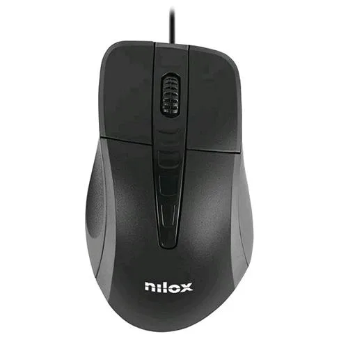 Nilox Mouse Ottico USB 1.000 DPI Black