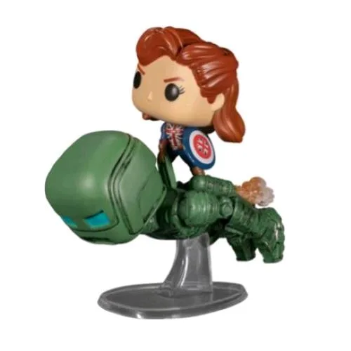Funko Pop Marvel Deluxe Series Captain Carter e Hydra Figura in Vinile 15 cm da Collezione