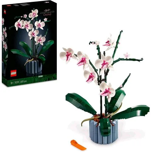 LEGO Botanical Collection Orchidea Set per Adulti da Collezione