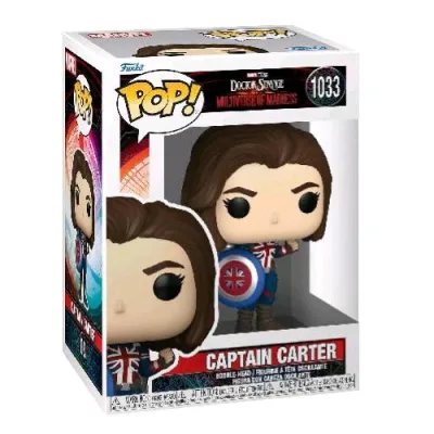 Funko Pop Marvel Doctor Strange Captain Carter Figura in Vinile 9.5 cm da Collezione