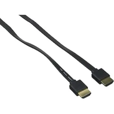 LINK LKCHDUS2 Cavo HDMI Piatto Ultra Slim 4K Maschio/Maschio Mini Connettori Salvaspazio per Installazioni in Spazi Ristretti Contatti Dorati 1.8 m Nero