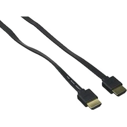 LINK LKCHDUS2 Cavo HDMI Piatto Ultra Slim 4K Maschio/Maschio Mini Connettori Salvaspazio per Installazioni in Spazi Ristretti Contatti Dorati 1.8 m Nero
