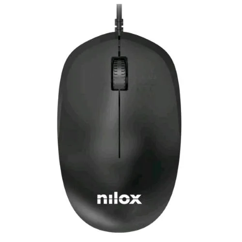 Nilox Mouse Ottico USB 3 Tasti 1200 DPI Black