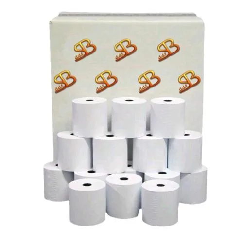 SABA CART (5BA) Saba Cart Rotoli in Carta Termica 76 mm x 15 m Anima da 12 mm Bianco Conf 10 Pz.