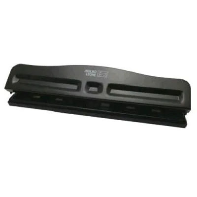 Molho Leone 488 Perforatore 4 Fori Mobili in Acciaio Capacita' Foratura 10 Fogli Fori 6 mm Col. Nero