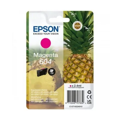 Epson 604 CARTUCCIA INK MAGENTA 2.4 ML PER Expression Home XP-4200; Home Cinema 3200; Stylus Photo 2200