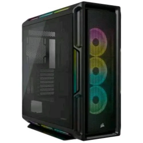 Corsair iCUE 5000T Case Midi Tower ATX Alimentatore Non Incluso 3 Ventole Anteriori 120mm Installate Pannello in Vetro Temperato Colore Nero