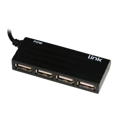 LINK LKHUB204 Hub 4 Portet USB 2.0 Desktop Nero