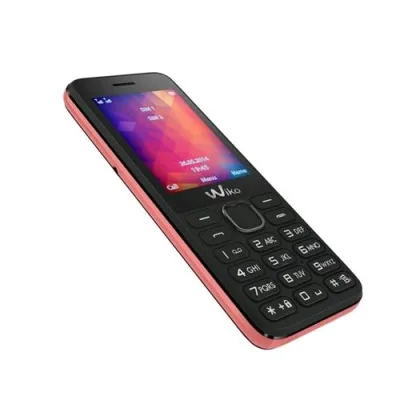 WIKO Riff 2 Dual SIM Display 2.4" a Colori Fotocamera Radio FM Bluetooth Italia Black Pink Candy
