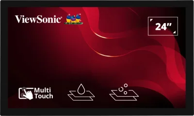 MON TOUCH 24 10POINT IP65 OPEN FRAME 24/7 HDMI MOHS 7 DP VGA