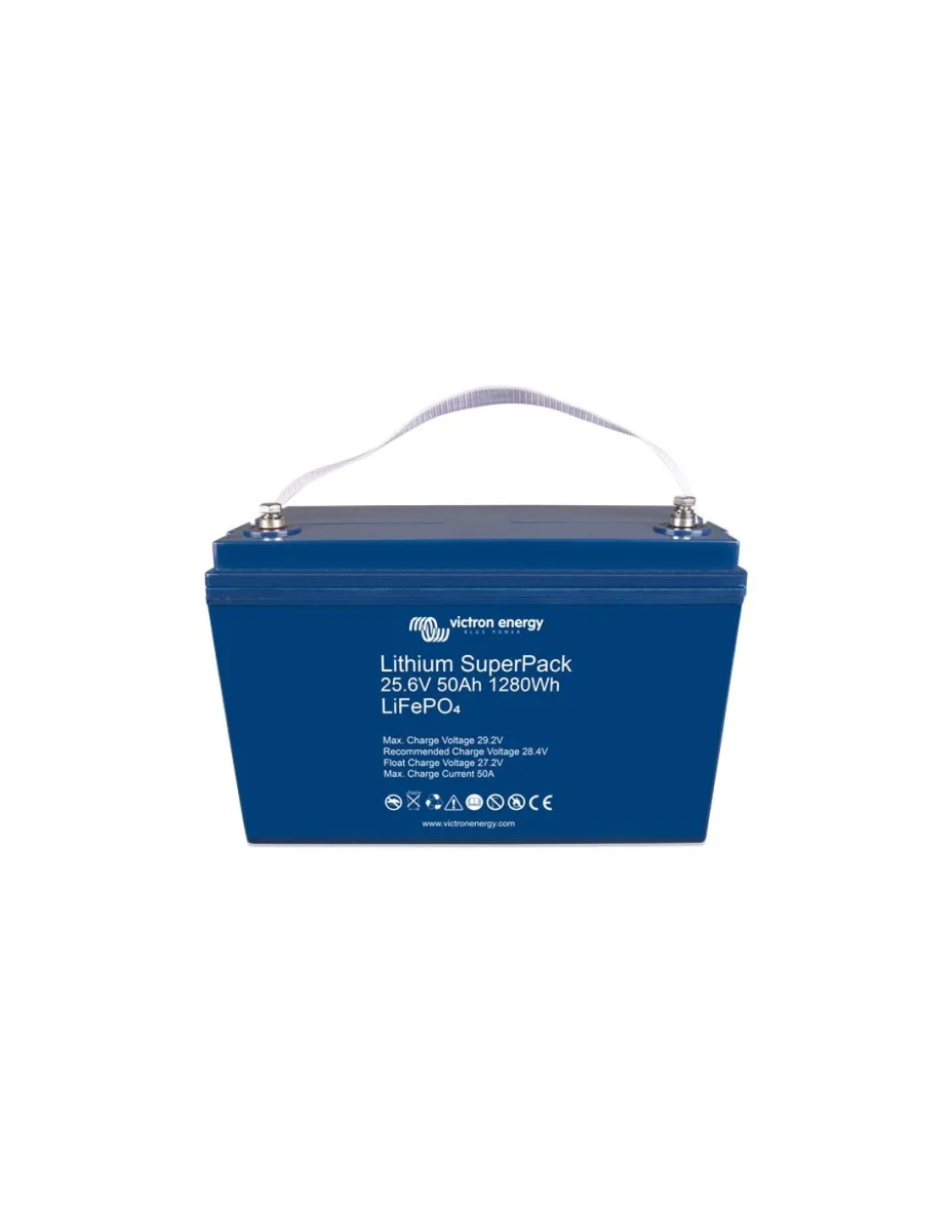 Batteria SuperPack litio 50Ah 25,6V Smart Victron Energy - BAT524050705