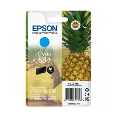 Epson 604 CARTUCCIA INK CIANO 2.4 ML PER Expression Home XP-4200; Home Cinema 3200; Stylus Photo 2200