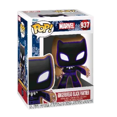 Funko Pop Marvel Holiday Black Panther Figura in Vinile 9.5 cm da Collezione