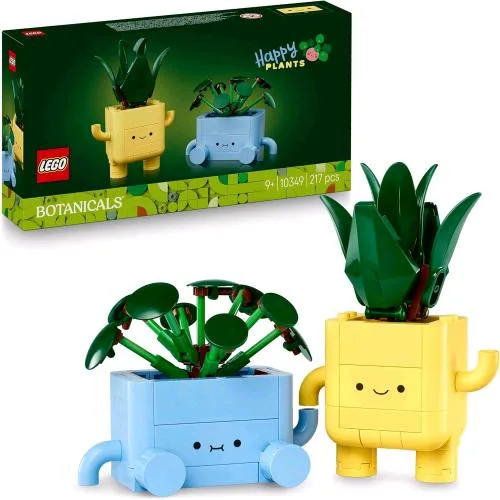 LEGO Botanicals Piantine Felici Kit di Arte e Mestieri con 2 Piante 2 Vasi e Facce Intercambiabili
