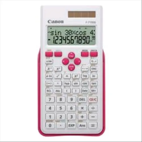 Canon F-715SG Calcolatrice Scientifica Display LCD a Due Righe Colore Bianco / Magenta