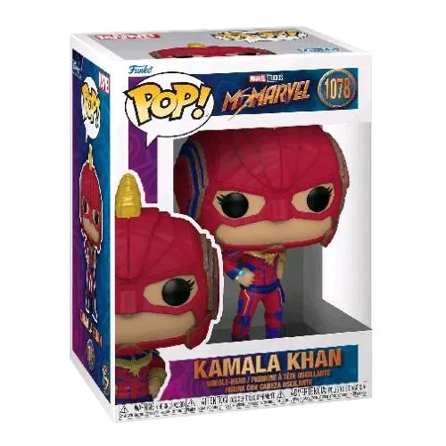 Funko Pop Marvel Kamala Khan Figura in Vinile 9.5 cm da Collezione