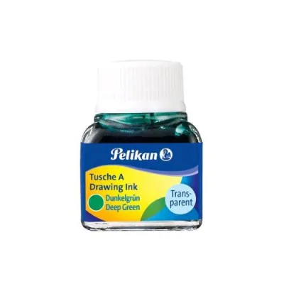 Pelikan Inchiostro China 523 Flacone da 10 ml Verde Scuro