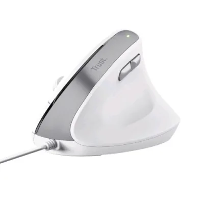 Trust Bayo II Ergonomic Mouse Ottico Verticale Mano Destra USB-A 2.400 DPI Bianco