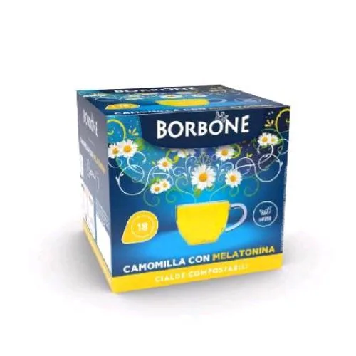 Borbone Cialde 44 mm Camomilla e Metalonina Conf 18 Pz.