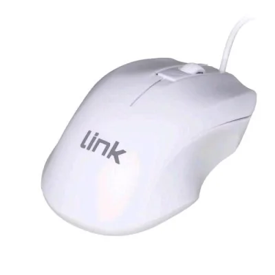 LINK LKMOS11 Mouse Ottico 1.200 DPI USB Bianco