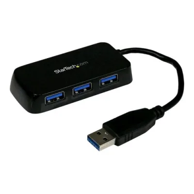 Startech ST4300MINU3B Mini Hub Portatile USB-A 3.0 4 Porte USB-A 3.0 Superspeed Nero