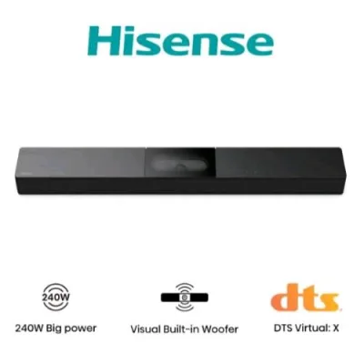 Hisense HS2000 Soundbar 2.1 Dolby Digital Plus Bluetooth 240 W Nero