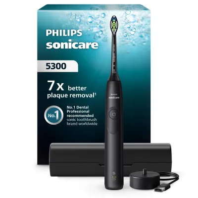 SPAZZOLINO DA DENTI ELETTRICO NERO PHILIPS HX7101/02 SONICARE 5300