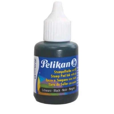 Pelikan Inchiostro per Timbri con Olio Falcone da 30 ml Nero