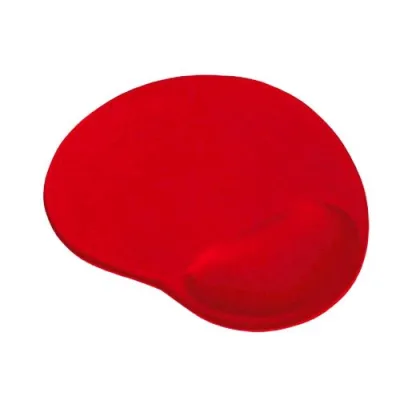 Trust Bigfoot Tappetino per Mouse con Poggiapolsi in Gel Red