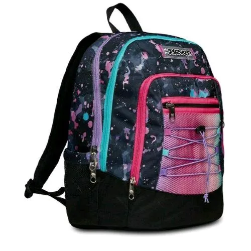 Seven Advanced Fluo String Girl Zaino in Poliestere 31X43X24 cm 30 l con Speaker Wireless