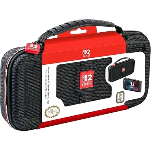 Nacon Nintendo Switch 2 Custodia da Trasporto Rigida Ufficiale Multicompatibile Nintendo Switch OLED/Lite Nero