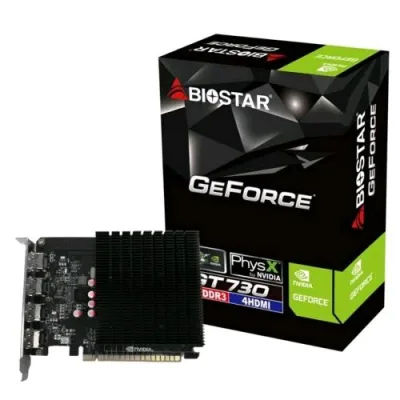 Biostar Nvidia GT 730 4GB GDDR3 - 4X HDMI