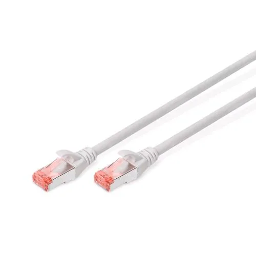 Digitus Cavo di Rete Patch S/FTP CAT6 Doppia Schermatura 1 m Grigio