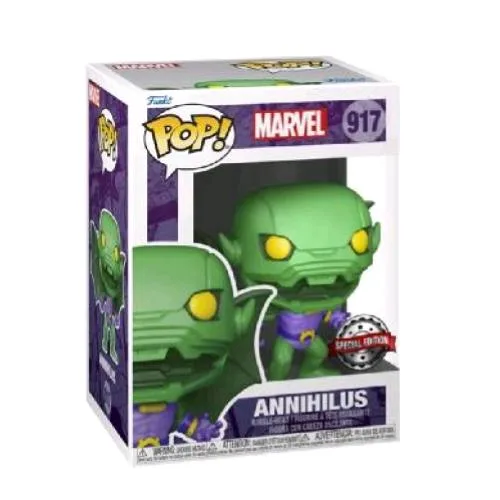 Funko Pop Marvel Novelty Annihilus Exclusive Figura in Vinile 9.5 cm Edizione Speciale