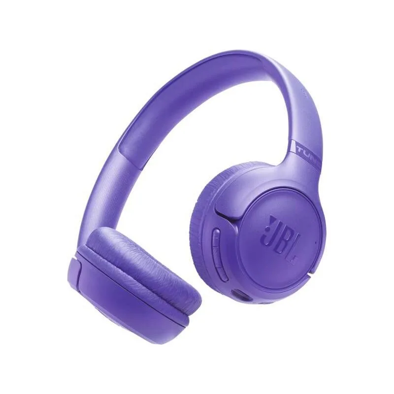 Jbl Tune 530 BT Cuffie On-Ear Bluetooth Wireless Pieghevoli e Leggere JBL Pure Bass Connessione Multipoint fino a 76 Ore di Autonomia Google Fast Pair Microsoft Swift Pair Viola