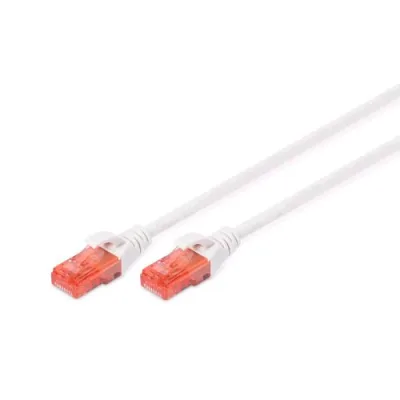 Digitus Cavo di Rete Patch U/UTP Cat 6 Lszh Non Schermato 2 m Bianco