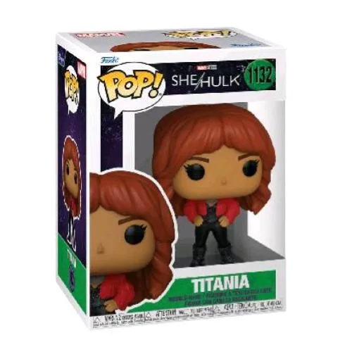 Funko Pop Marvel She Hulk Titania Figura in Vinile 9.5 cm da Collezione