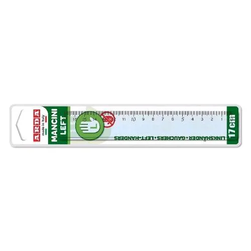 ARDA Righello per Mancini in Plastica 17 cm