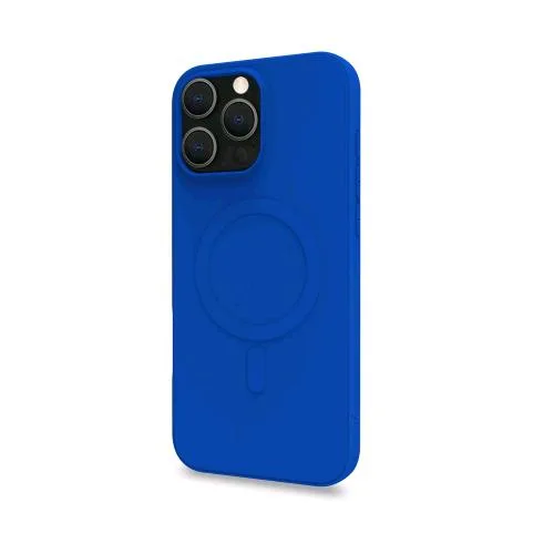 Celly Apple iPHONE 16 Pro Max Cover in Morbido Tpu Compatibile Magsafe Blue