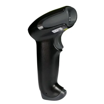 Honeywell Voyager 1250G Lettore Codici a Barre Laser a Linea Singola Brandeggiabile Kit con Cavo USB e Stand Inclusi Nero