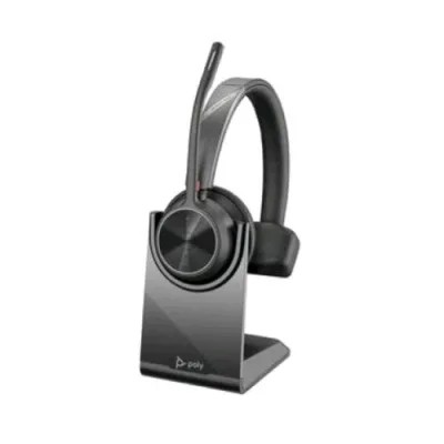 Hp Poly Voyager 4310 Cuffia Wireless Monoaurale con Microfono Base di Ricarica Black