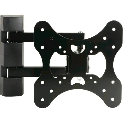 LINK Staffa a Muro 3 Snodi per Schermi da 23" a 42" Max 30 kg Vesa 75X75 100X100, 200X100, 200X200 Nero