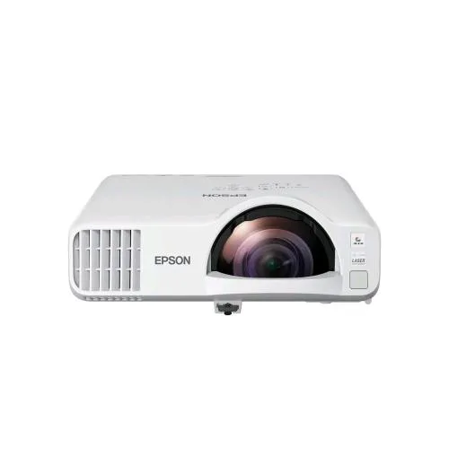 Epson Eb-L210SF Videoproiettore Laser a Raggio Corto 3LCD 16:9 55"-125" Compatibile 3D Contrasto 2500000:1 LAN Wi-Fi 3 x VGA 2 x HDMI Altoparlanti 4.000 ANSI Lumen Bianco