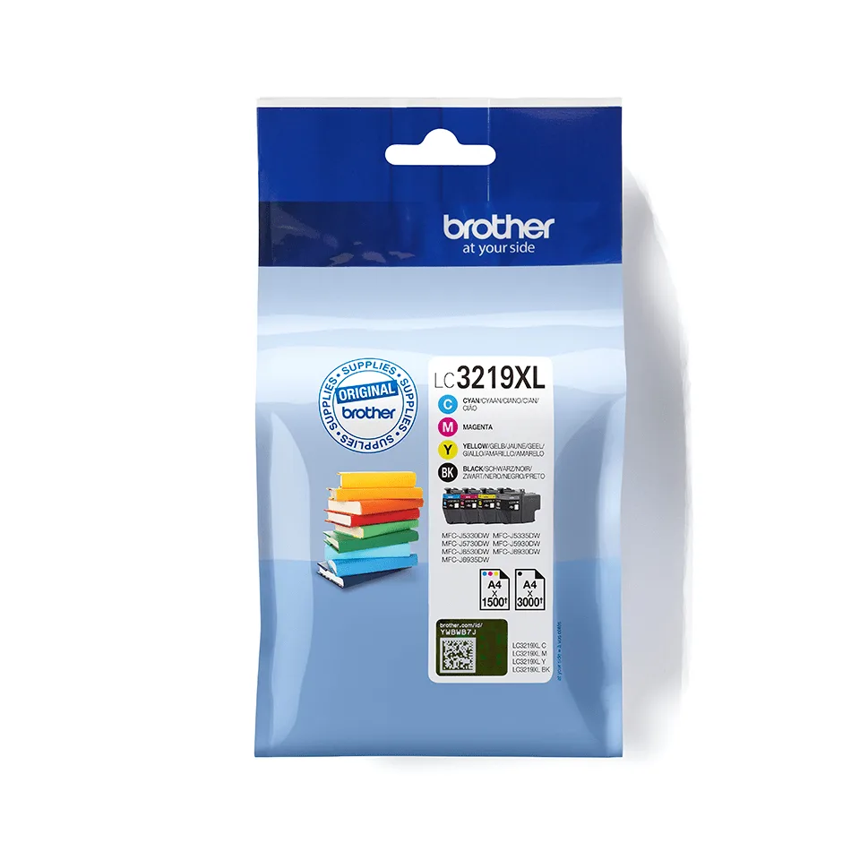 INK BROTHER LC3219XLVALBP XL CMYK MFCJ5330/5730/5930/6530/6930DW
