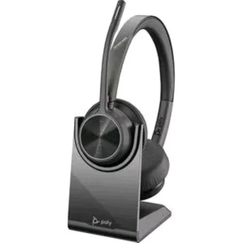 HP Poly Voyager 4320 USB-C Headset + BT700 Dongle + Charging Stand